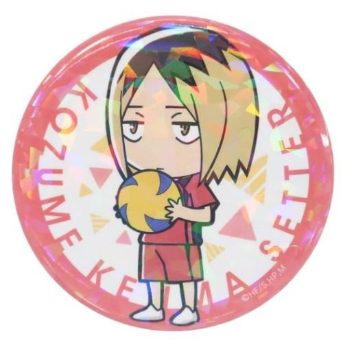 ハイキュー ホログラム カンバッジ 缶バッジ ミニキャラ 孤爪研磨 音駒