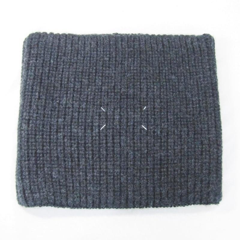 新品未使用品】マルジェラ 24aw ネックウォーマー 黒 ブラック 7156