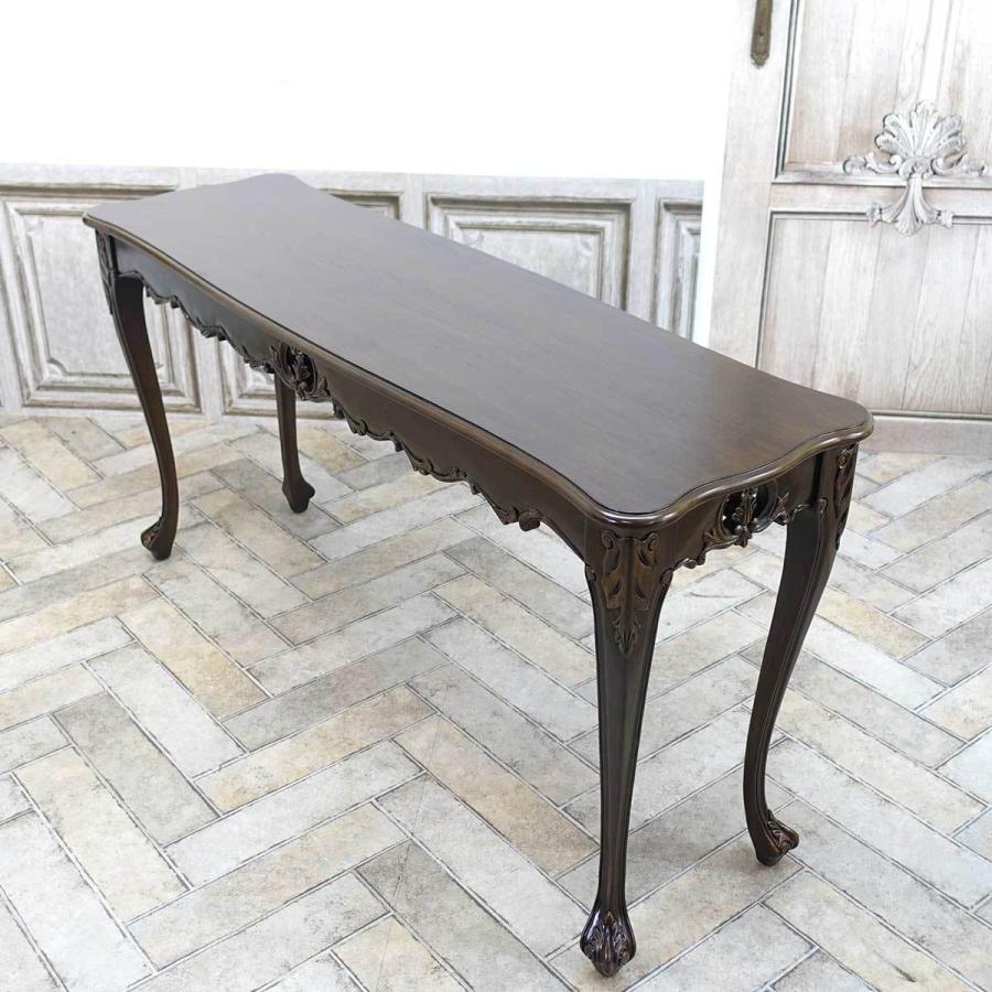 サイドテーブル ロココ 150cm 1.5m 1500mm 長机 アンティーク
