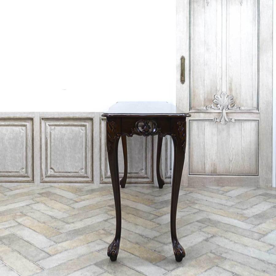 サイドテーブル ロココ 150cm 1.5m 1500mm 長机 アンティーク