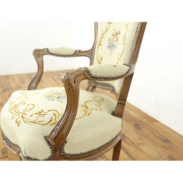 フランス アンティーク 家具 アームチェア チェアー 1人用 一人掛け