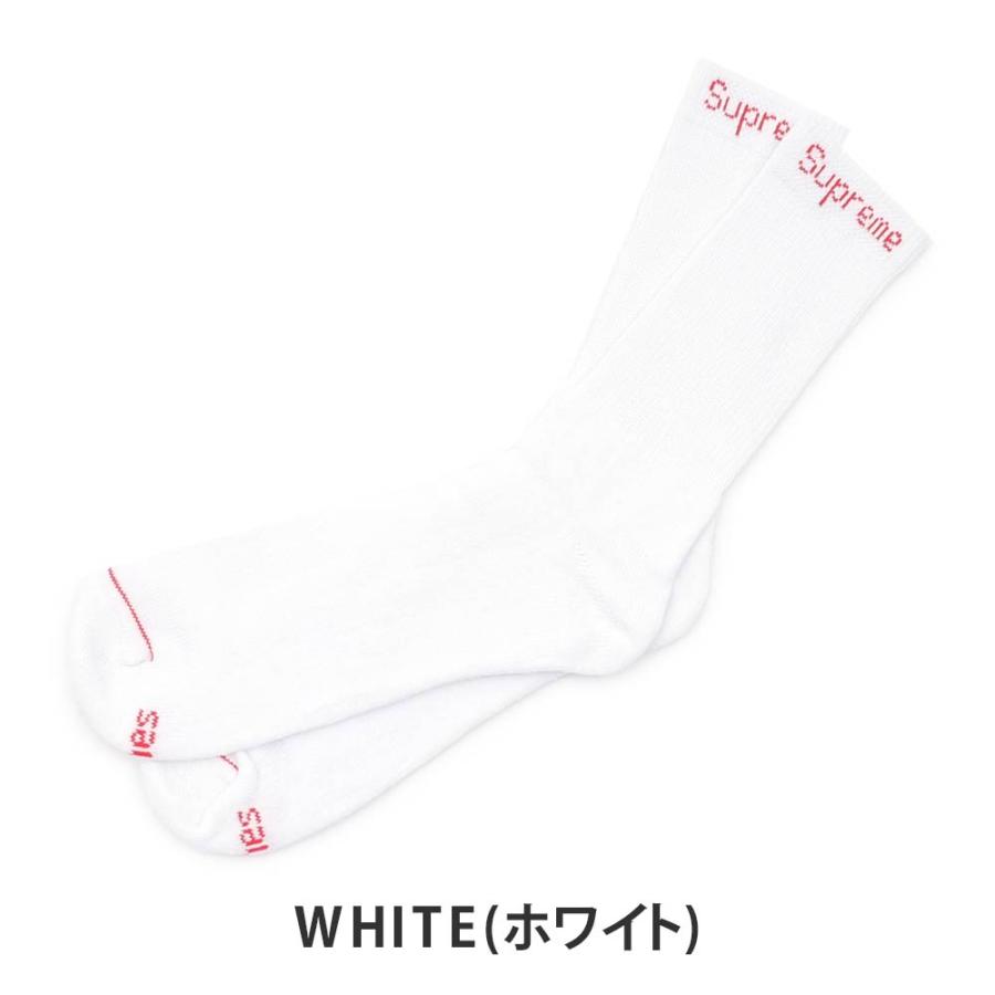 へ*ど様 Supreme Hanes 4足セット × 4色 ソックス 16足 Supreme Hanes