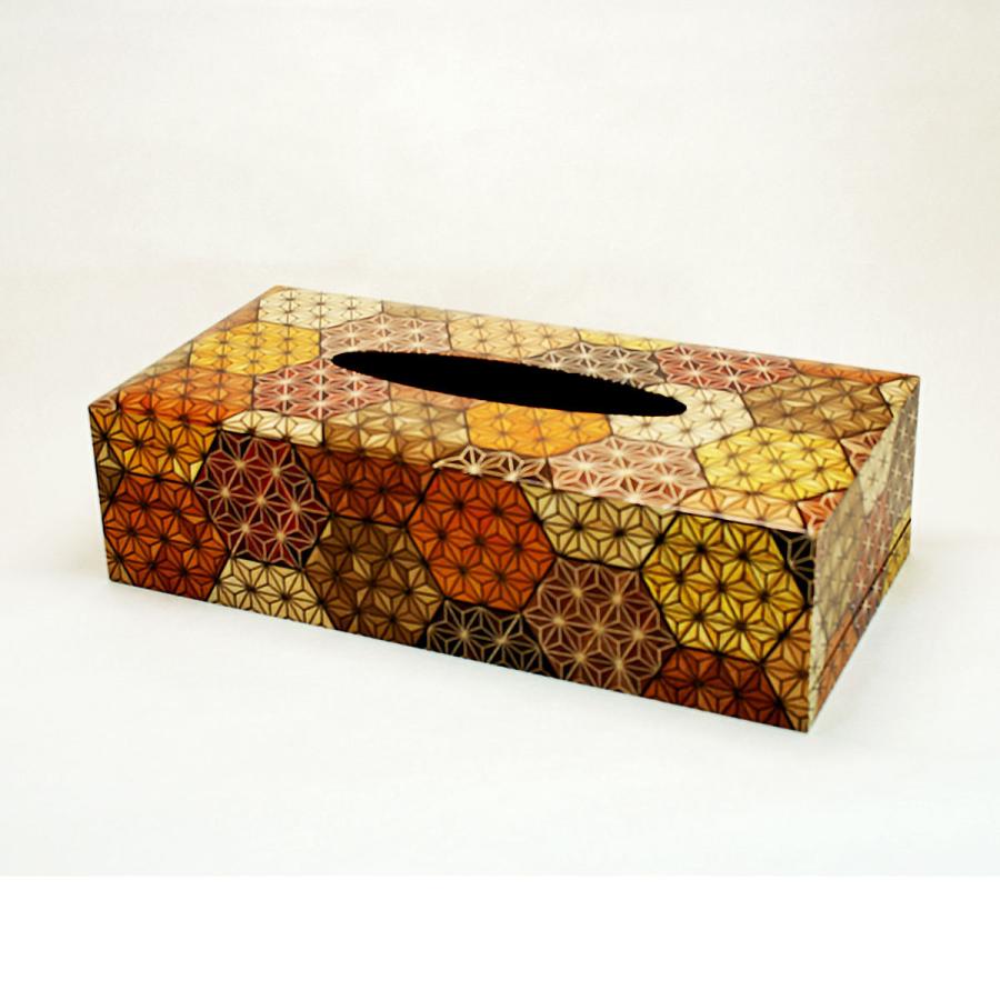 ティッシュケース(ボックス) 木製 寄木細工 : クラフトえいと - 通販