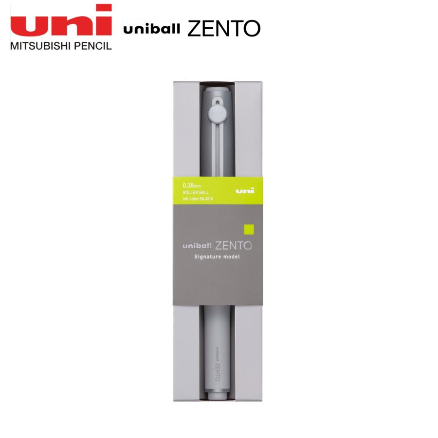 三菱鉛筆 ユニボール ゼント シグニチャーモデル 軸色:シルバー ボール