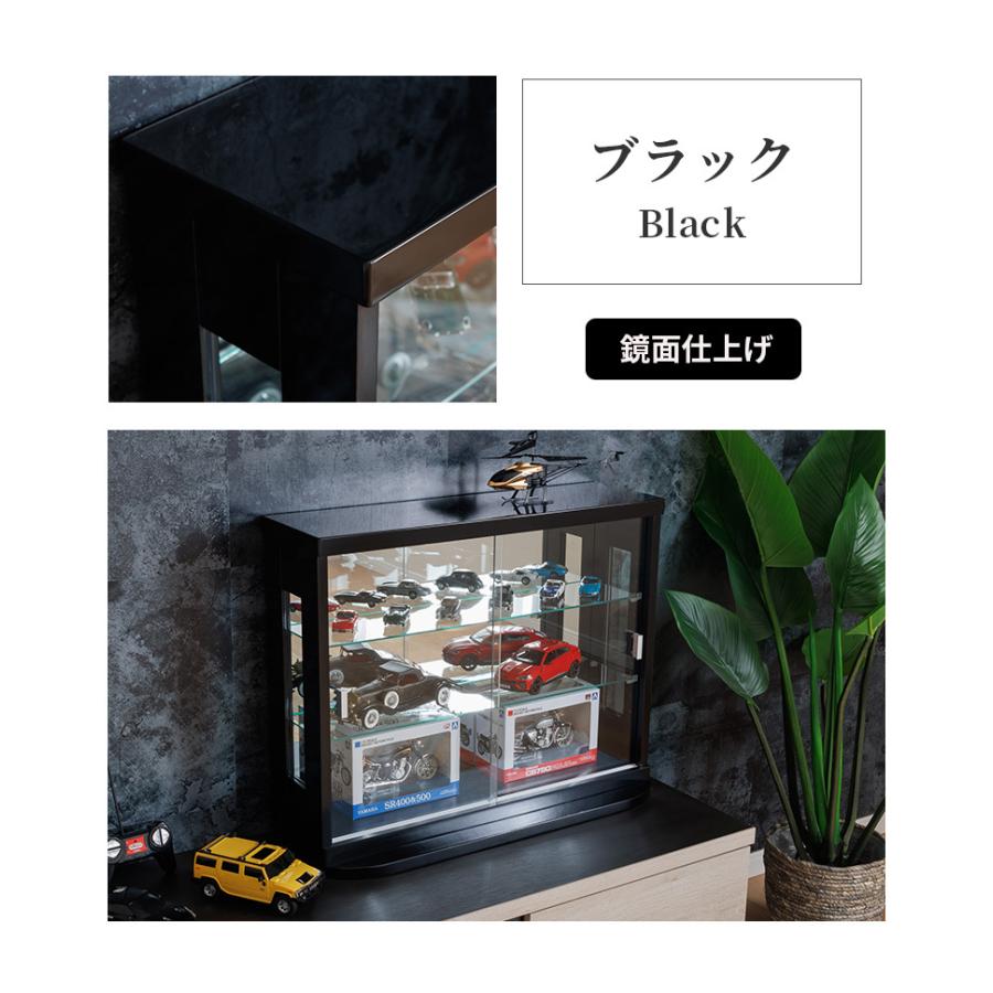 With Plan（ウィズプラン） 卓上 コレクションケース 幅70 引き戸