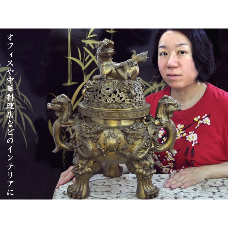銅製盛世九龍大香炉 風水グッズ : 中国貿易公司ctcオンラインショップ