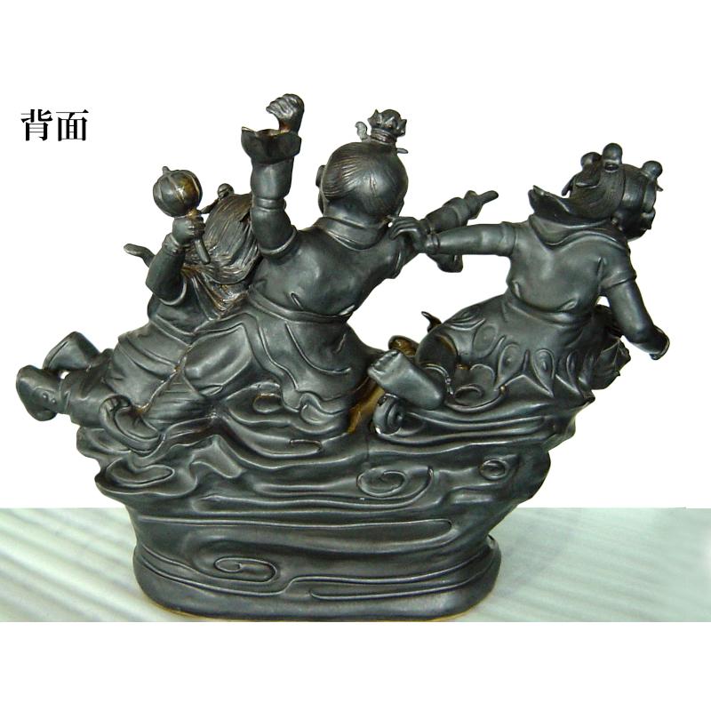 中国景徳鎮陶磁器 鋼那托三兄弟像 作家物 呉少雄作 : 中国貿易公司ctc