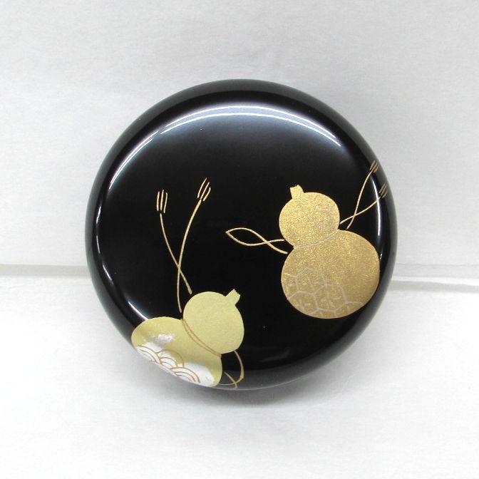 中棗 六瓢蒔絵 宮田宗景作 木製 季節に関係なくお使い頂けます