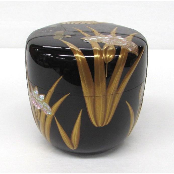 漆工 蒔絵師 中村宗尹 高台寺 中棗 棗 菊桐蒔絵 茶道具 【公式通販】