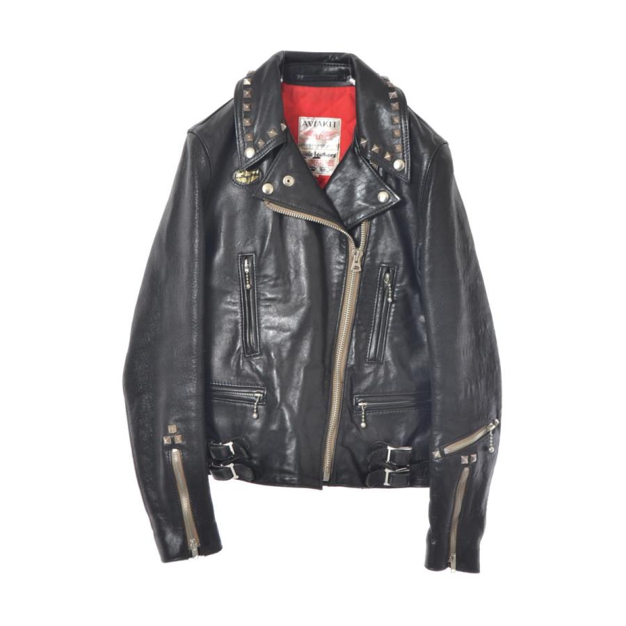 Lewis Leathers（ルイスレザー） スタッズ ライトニング ダブル