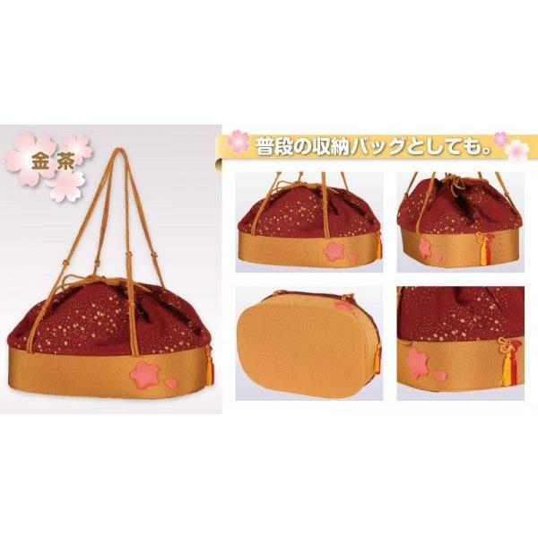 舞妓さんの巾着かご 【お取り寄せ商品】 ちりめん素材のお稽古バッグ