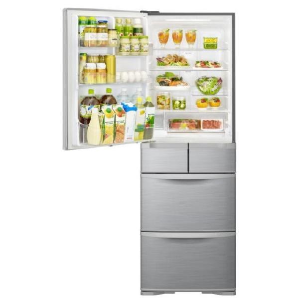 日立（HITACHI） 冷蔵庫(401〜500L) 5ドア 401L 【左開き】 R-K40TL-S