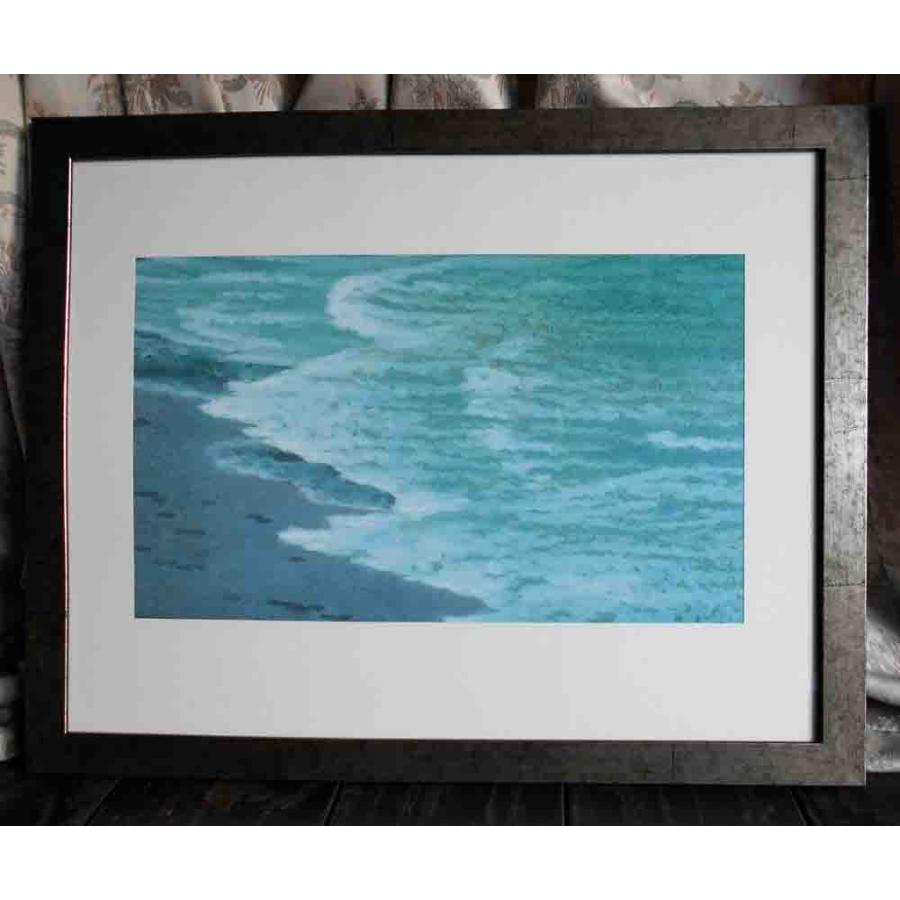 東山魁夷 『満ち来る潮』 岩絵の具方式複製工芸画 東山魁夷 「満ち来る