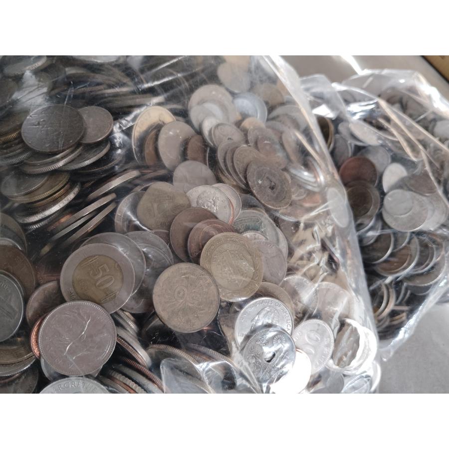 コイン ［15kg］ 古銭 貨幣まとめ売り 雑銭 海外古銭多め : 横浜