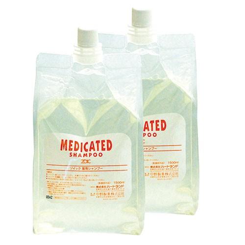 ZOIC ゾイック 薬用シャンプー 1500ml×2袋 {409957} 送料込 : 愛犬と