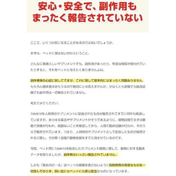 ペット用 サプリメント ペッタム 寿命のびーる ペット テロメア 70g 犬