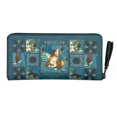 わちふぃーるど（WachiField） ダヤン 財布 長財布 青い街 ラウンド