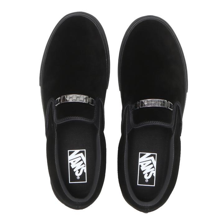 VANS（ヴァンズ） SLIP ON スリッポン V98CF CHN BLACK/BLACK : ABC