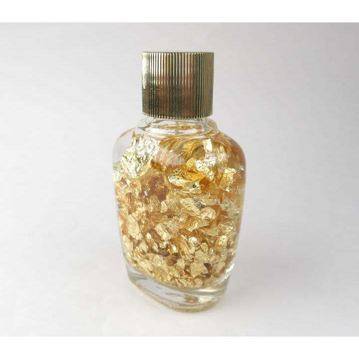金箔ボトル 純金 ゴールド ガラス瓶オイル入 金運 神秘的な力