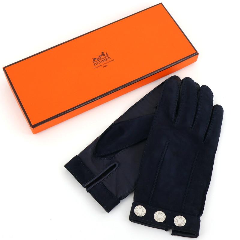 HERMES（エルメス） 手袋 レディース レザーグローブ セリエ サイズ7
