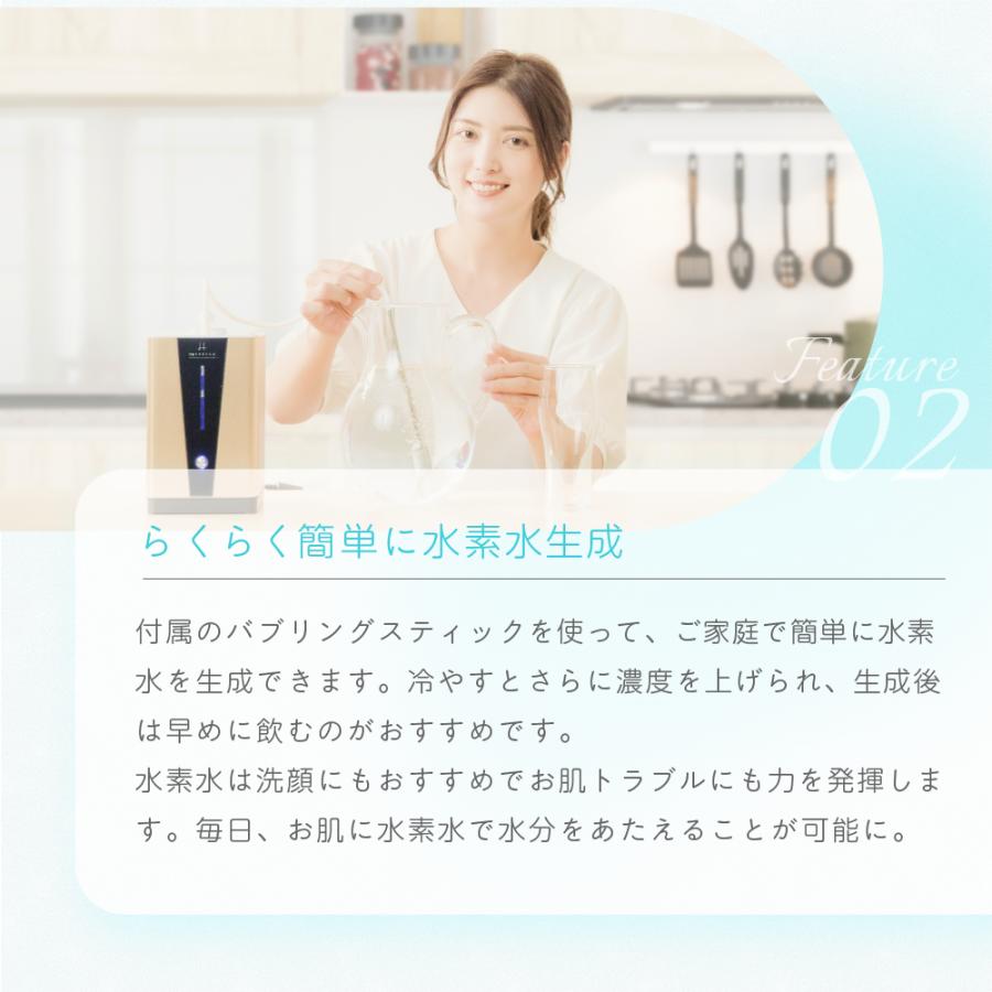 水素吸入器 毎分300ml 高濃度水素生成吸入器 水素吸入 酸素同時吸入毎