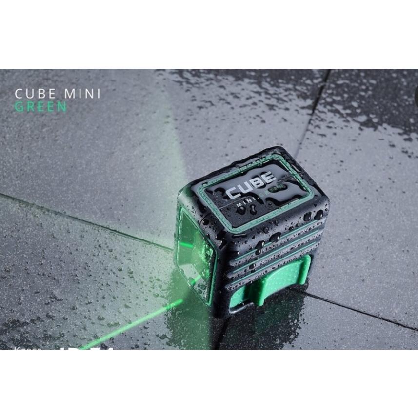 3％OFF グリーン レーザー墨出し器 キューブミニ 1V1H センターポール