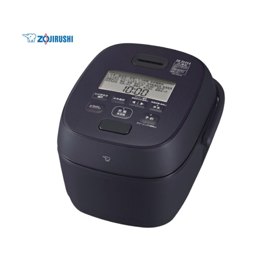 象印 圧力IH炊飯器 極め炊き ブラック NW-WA10 5.5合 豪炎かまど釜