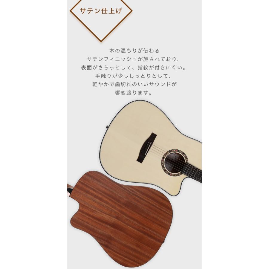 初心者セット8点】ELVISエルビス Master 1 アコースティックギター