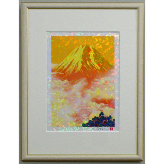 油絵、黄金昇龍 油絵、黄金昇龍