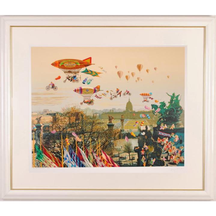 ヒロ・ヤマガタ シルクスクリーン 【ロコモーティブ】 ヒロ・ヤマガタ