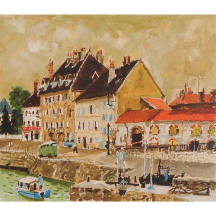 運河のある風景】児玉幸雄