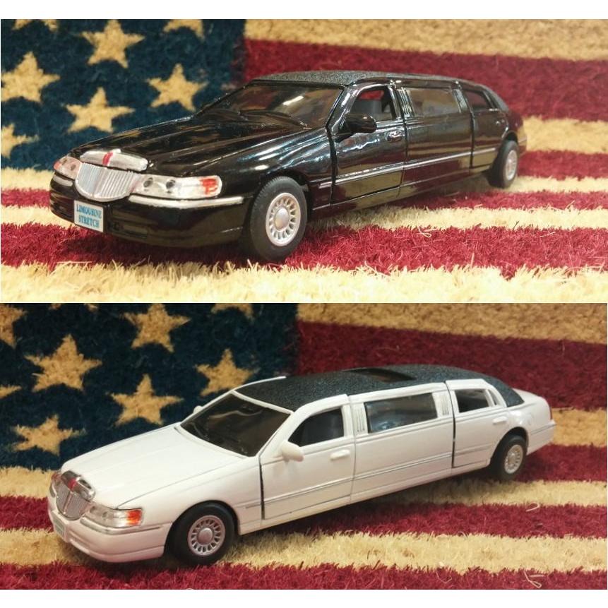 KiNSMART製 プルバックミニカー リンカーン タウンカー リムジン