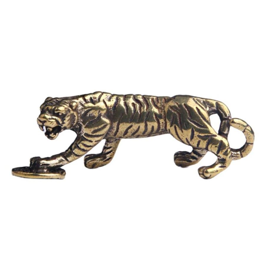 風水 虎 トラ 古銭 踏みつけ 置物 干支 おしゃれ かっこいい 高級