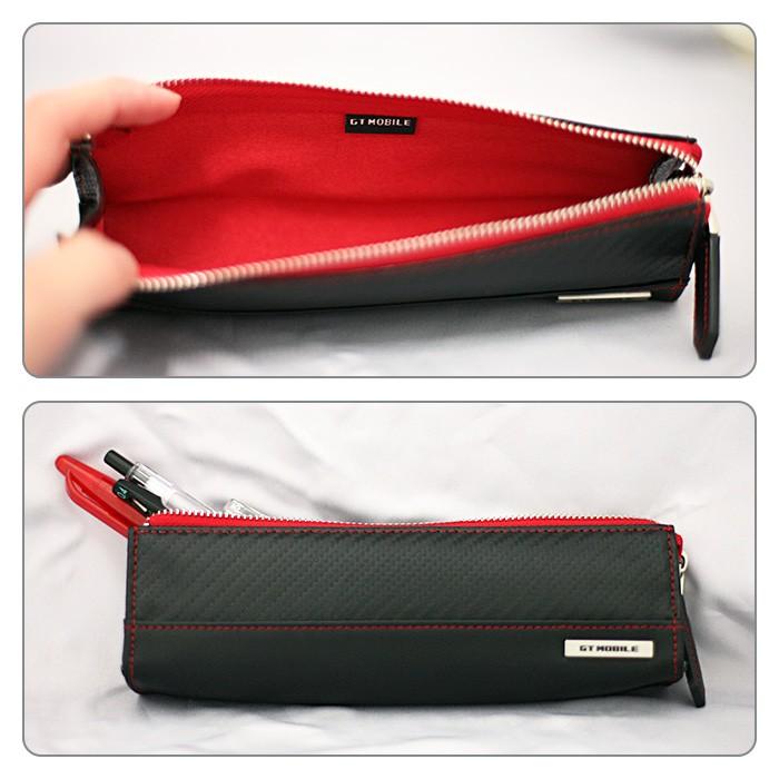 air-J（エアージェイ） ペンケース おしゃれ メンズ ビジネス 革