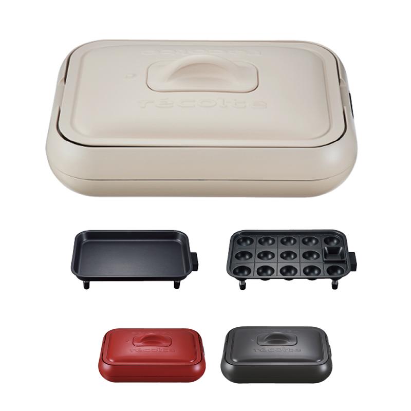 レコルト ホットプレート RHP-1(R) 赤 別売付属品セット レコルト