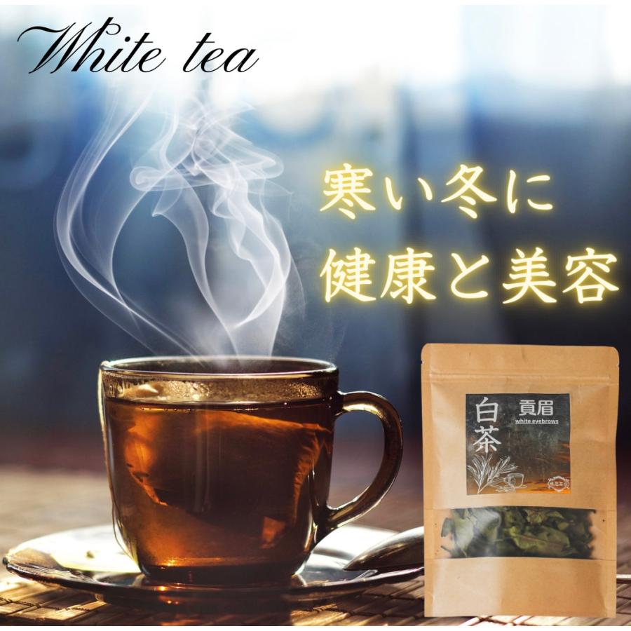 白茶体験パック】貢眉 「ゴンメイ」 ホワイトティー (4g×5包)20g 抗