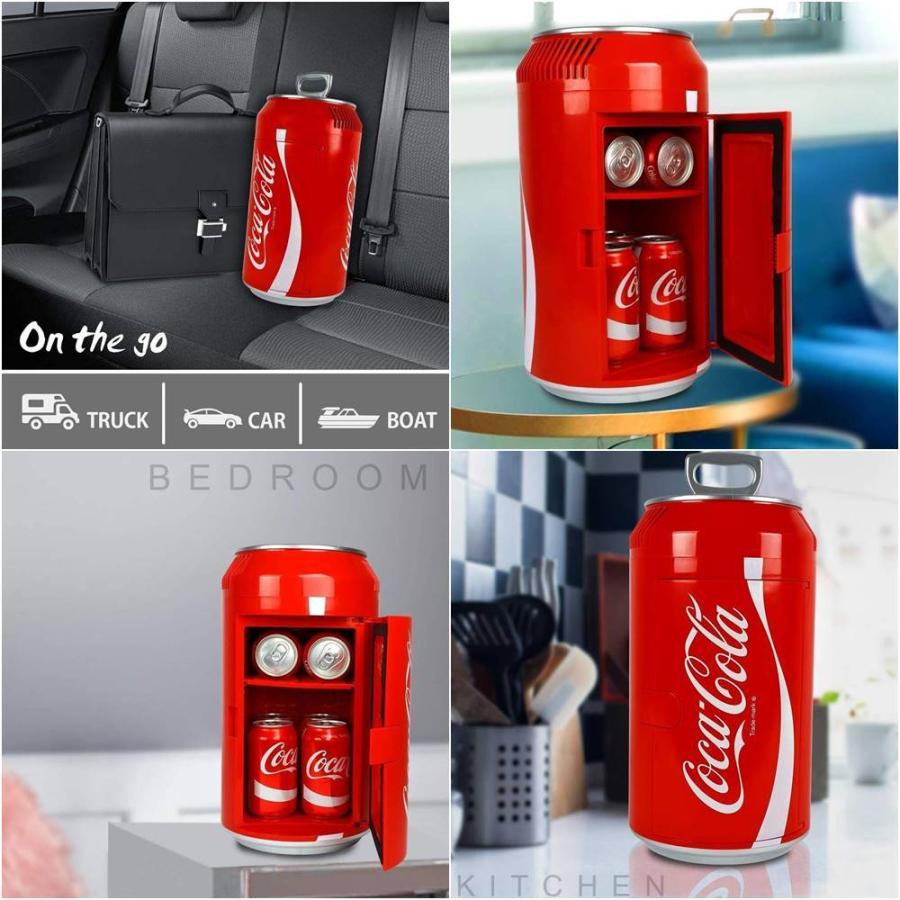 コカコーラ 小型 冷蔵庫 保温保冷 ブラック 缶型 Coca Cola コカ