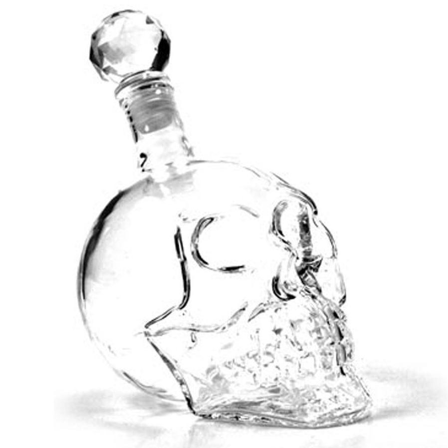 スカル グラスボトル デカンタ 1000ml 骸骨 どくろ Skulls Bottle