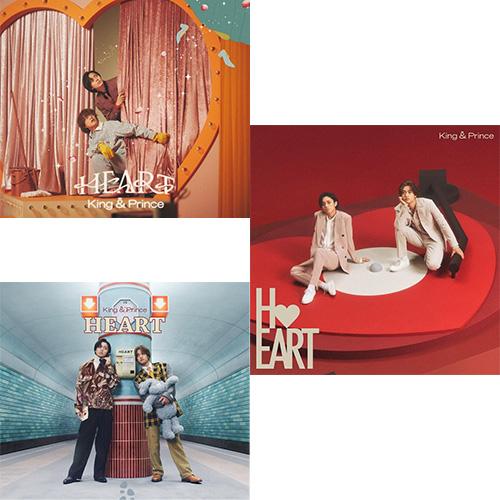 新品】 【3形態DVD付セット】HEART (初回限定盤A+初回限定盤B+通常盤