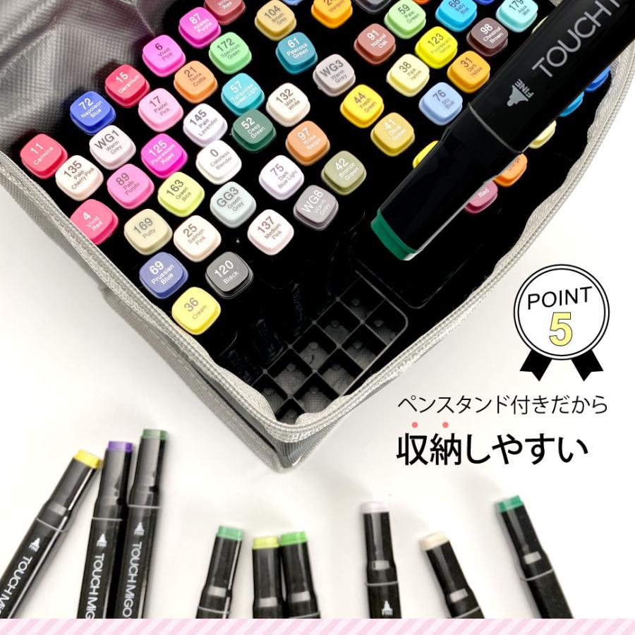 マーカーペン セット 80色 カラーペン カラーマーカー イラスト