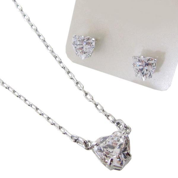 SWAROVSKI（スワロフスキー） ネックレス ピアス セット Attract Heart