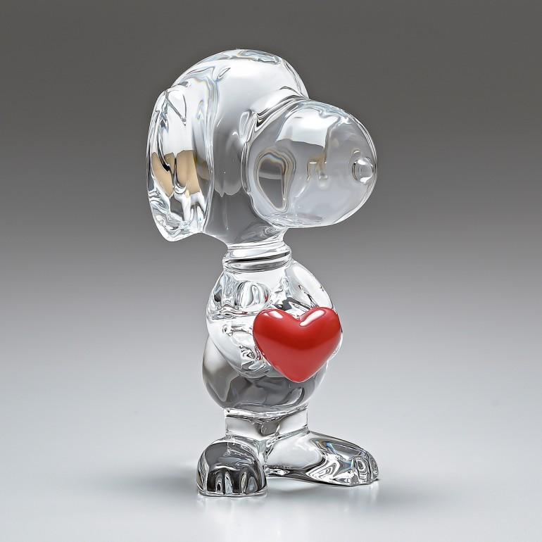 バカラ（Baccarat） クリスタルフィギュア カトゥーン スヌーピー