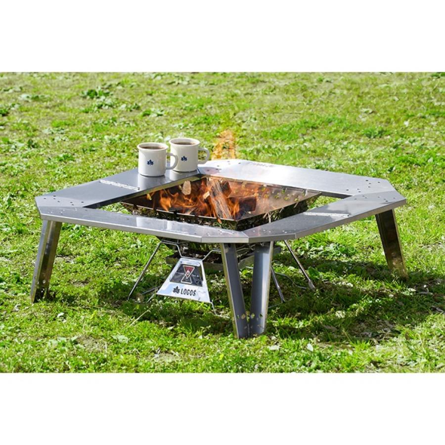 LOGOS（ロゴス） イージーステン囲炉裏テーブル 73561001 キャンプ