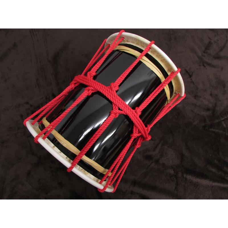 三島屋楽器店 オリジナル桶胴太鼓 8寸 (直径約24.5cm） レッド 吊り