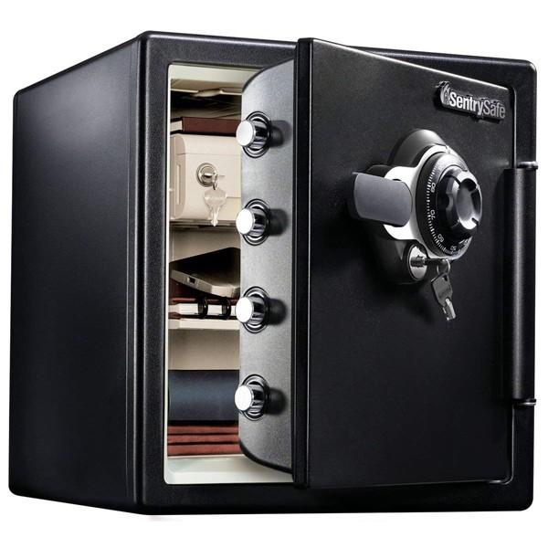 セントリー Sentry 金庫 中型 A4サイズ JFW123DE 黒 ダブルロック 耐火