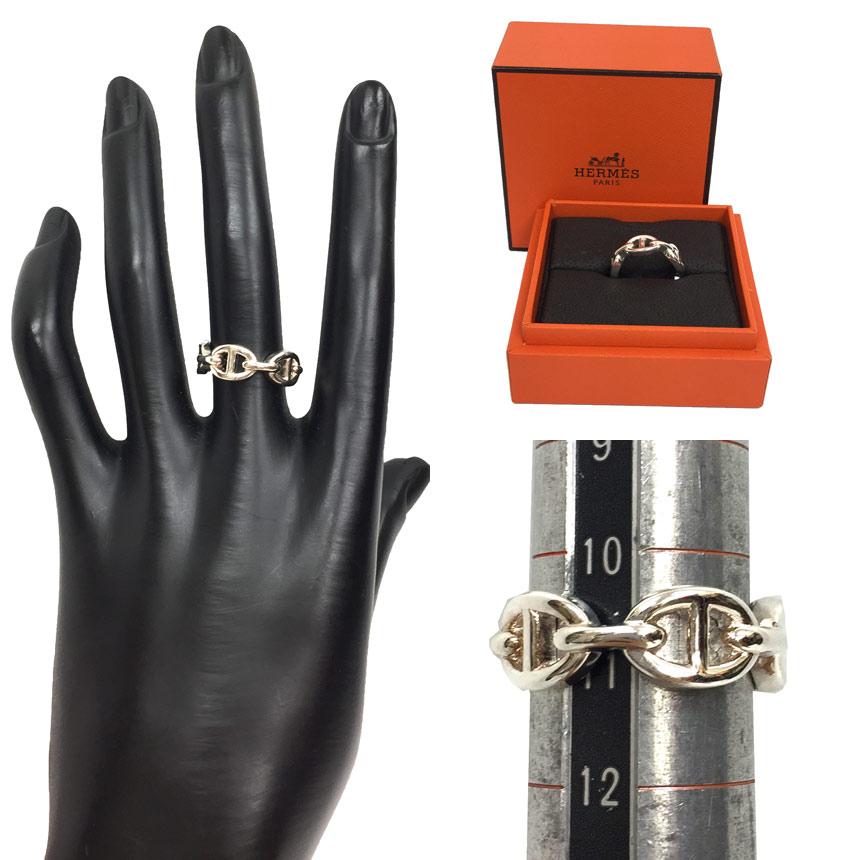 エルメス HERMES 51サイズ メンズピンキーリング可能 アンシェネ