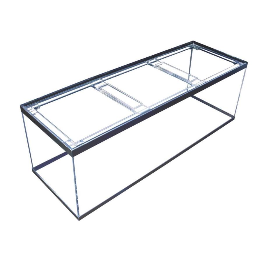 水槽 大型水槽 アクリル水槽 1800x600x450mm 板厚10mm 底8mm 180cm水槽