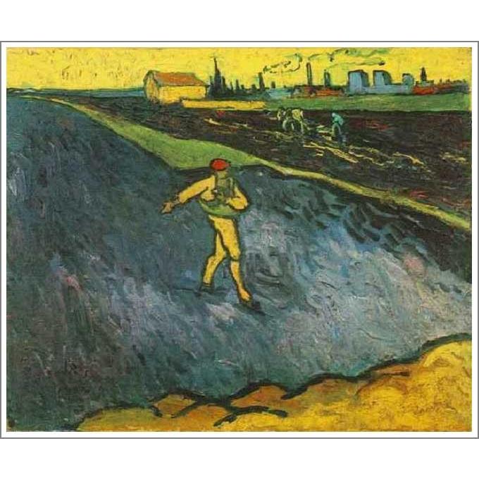 ゴッホ寄りの絵 送料無料】絵画：フィンセント・ファン・ゴッホ「種を