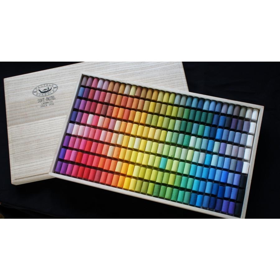 ゴンドラ ソフトパステル 242 木製ボックス入り 王冠化学工業所