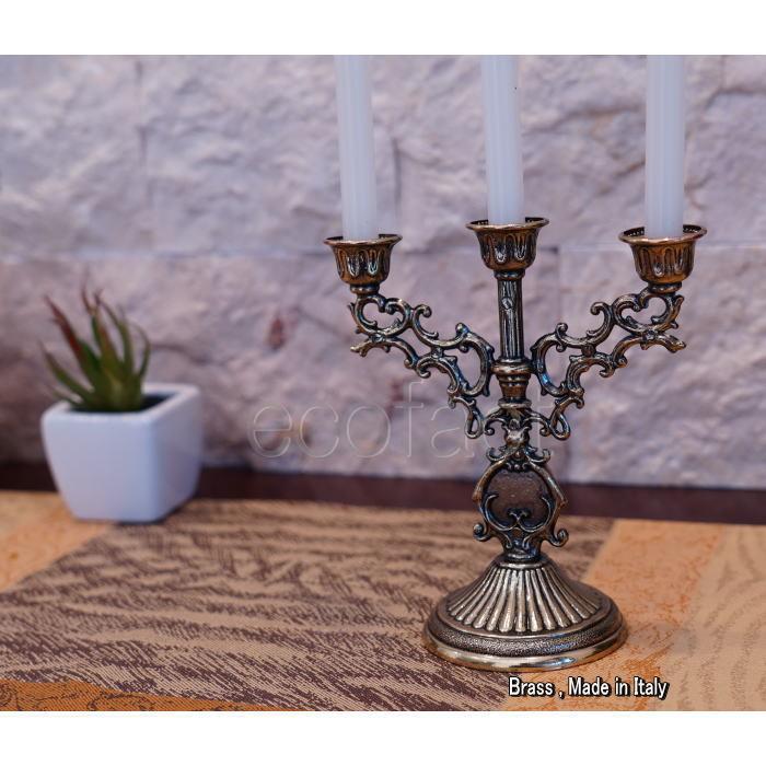 アンティーク金属製キャンドルホルダー2個セット キャンドルホルダー